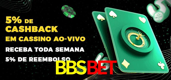 Promoções do cassino ao Vivo BBSBET